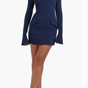House of CB Mahalia Long Sleeve Minidress